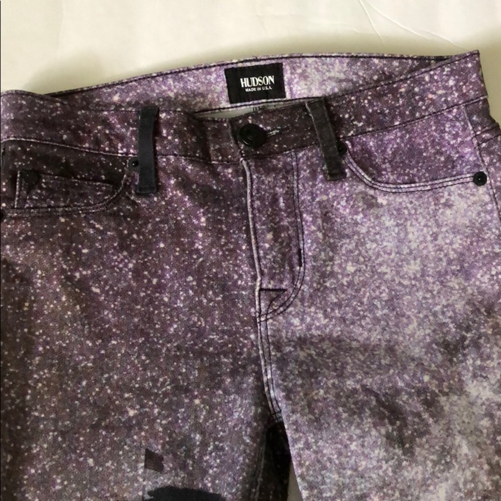 Hudson purple City New York Jeans! - Picture 3 of 8